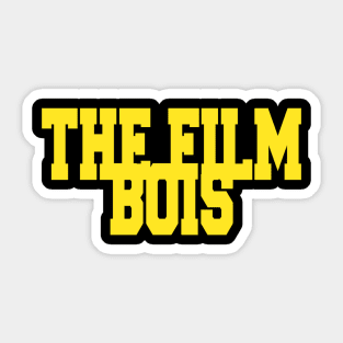 The Film Bois Logo Classic (Yellow) Sticker